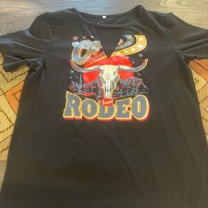 Black Rodeo Graphic T-Shirt